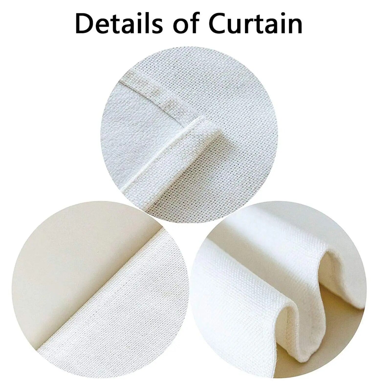 SkandiShop Solid Color Beige Japanese Simple Half-curtain Kitchen Porch Corridor Bedroom Drape Hanging Curtain Restaurant Door Screen Decor